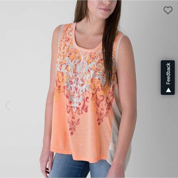 Miss Me Rhinestone Tank Top, size S - Picture 1 of 14